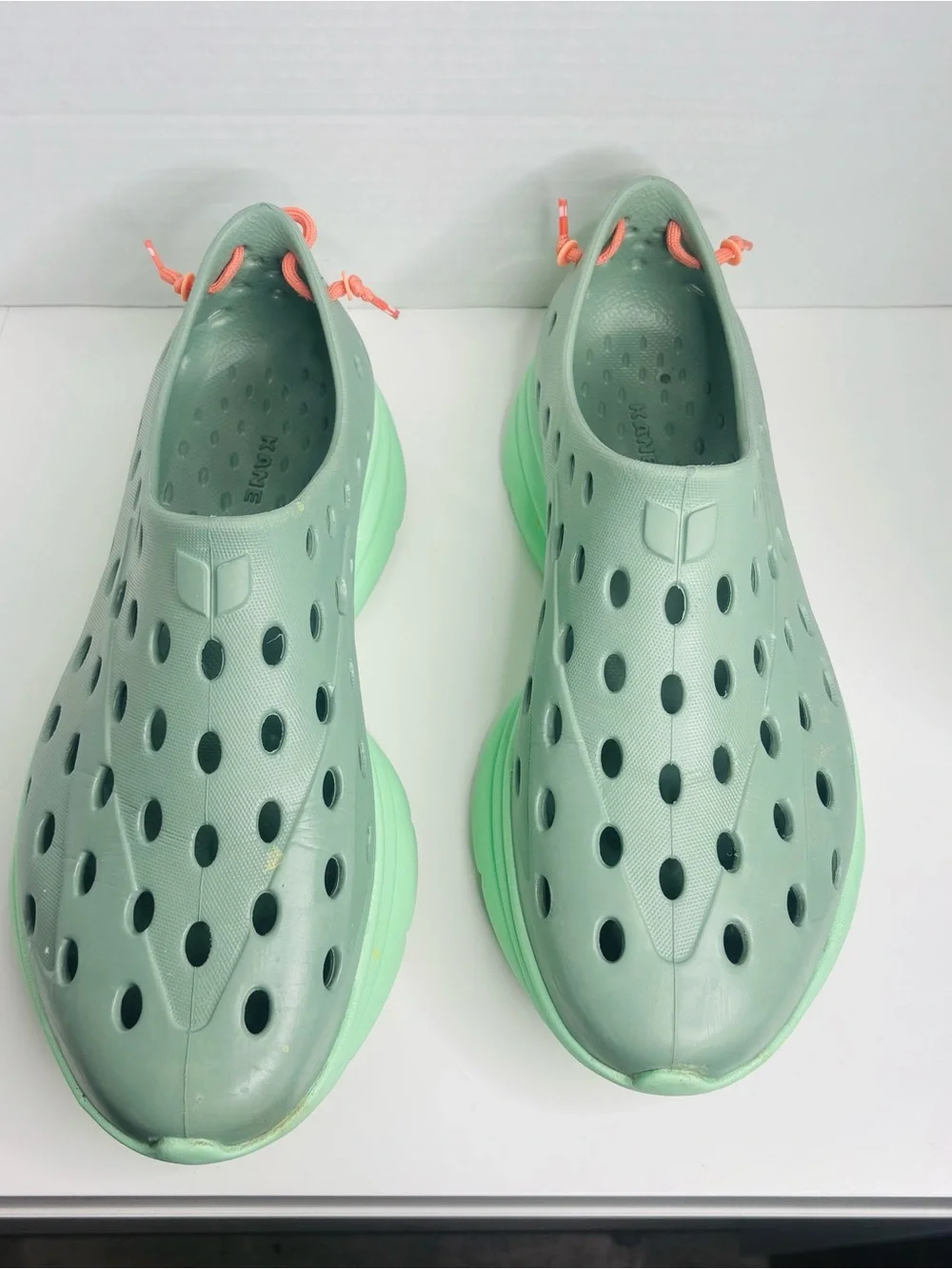 Men's Slip-On Ventilated Foam Sandals - Sage Green